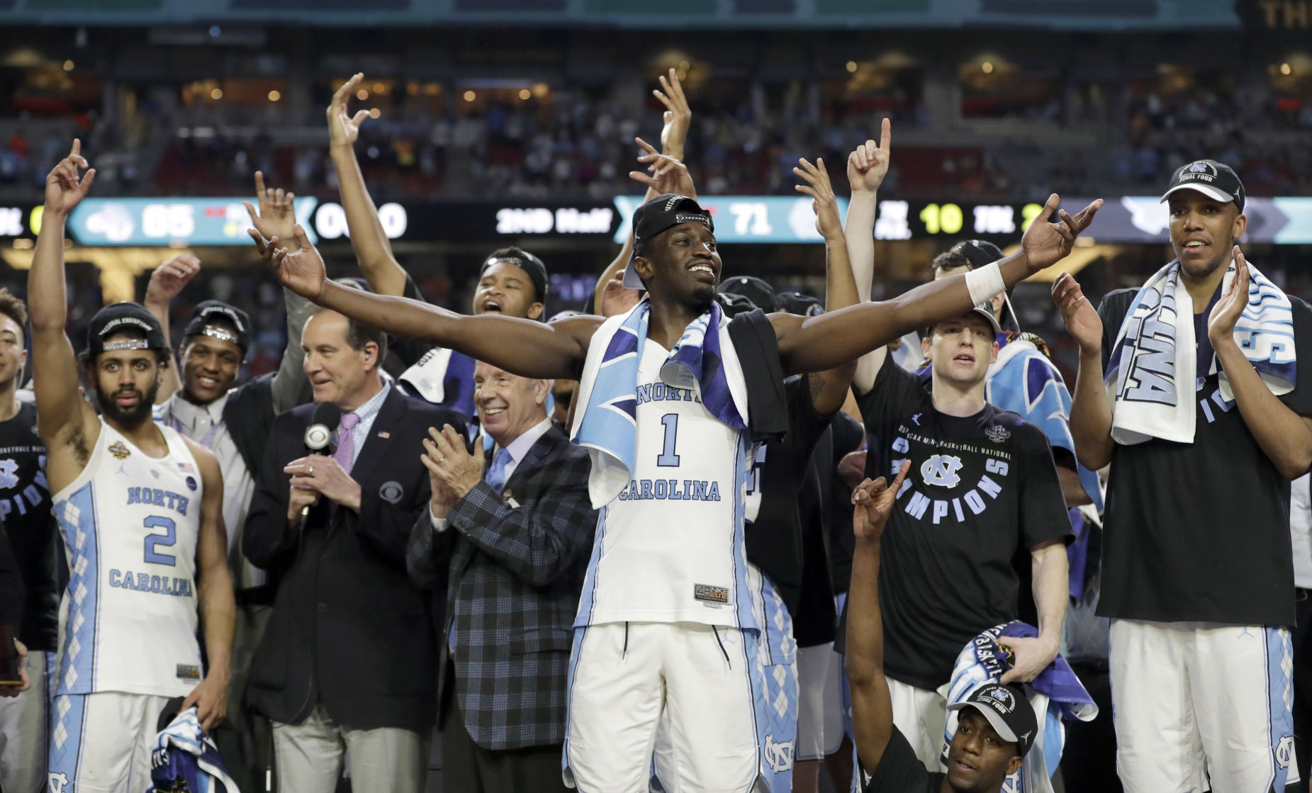 APTOPIX Final Four Gonzaga North Carolina Basketball